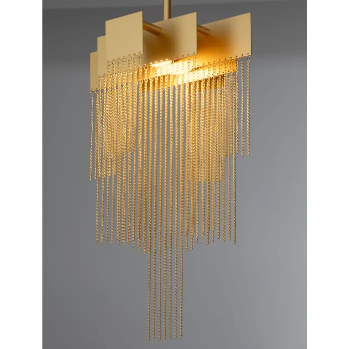 REVIA LED LUSTER ZLATNI 8W IP20 3000K