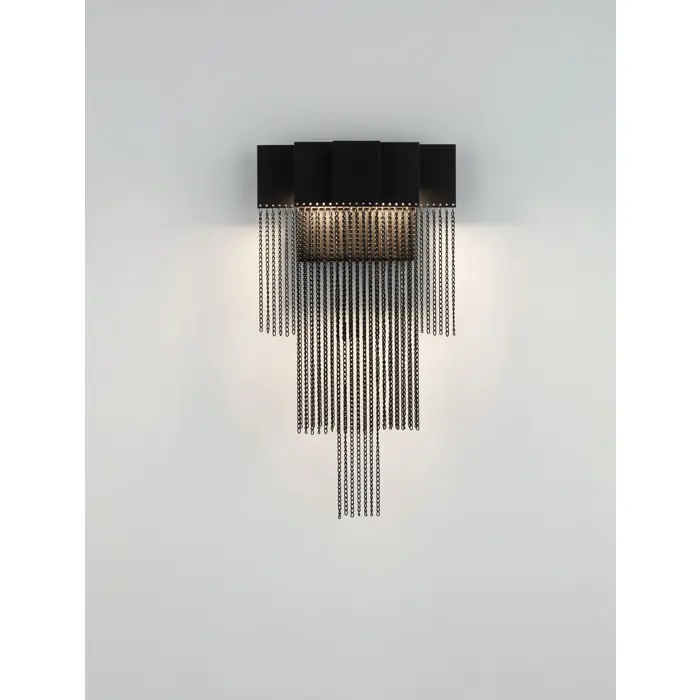 REVIA ZIDNA LED SVJETILJKA CRNA 8W IP20 3000K