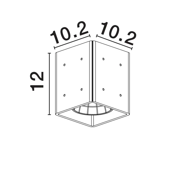 RITZ STROPNA SVJETILJKA SIVA LED 10 Watt 220-240Volt 1021lm 3000K IP65