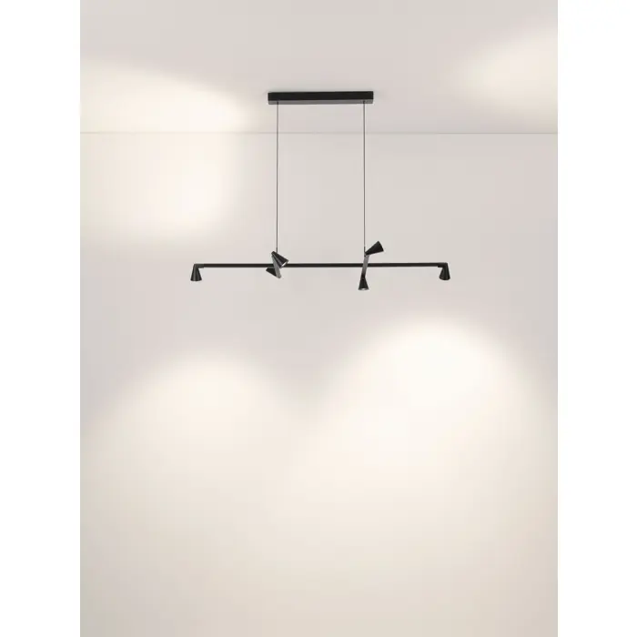 RIVO Visilica Triac Prigušiva LED 28 W 965 lm 3000K Crna