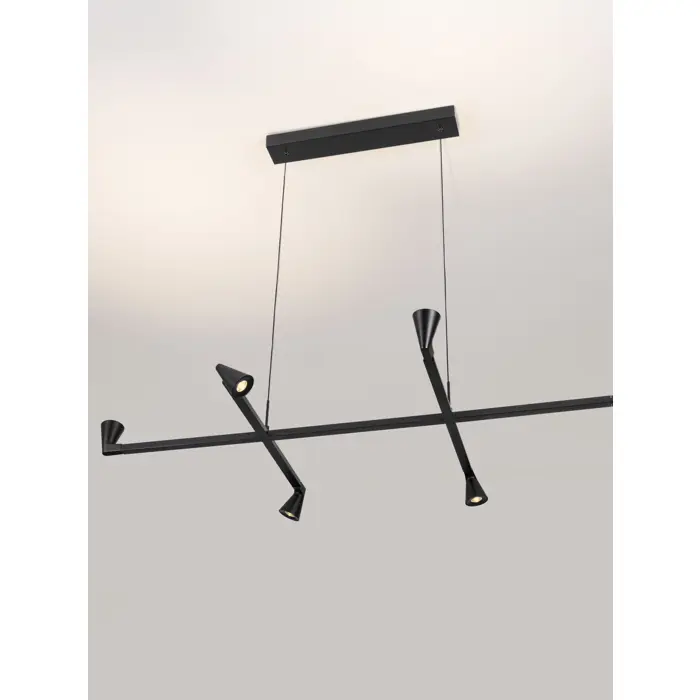 RIVO Visilica Triac Prigušiva LED 28 W 965 lm 3000K Crna