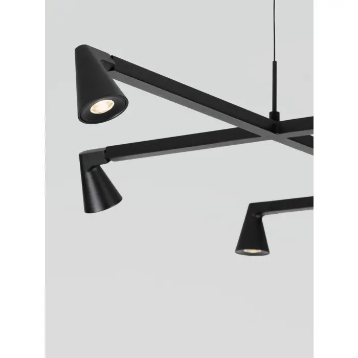 RIVO Visilica Triac Prigušiva LED 28 W 965 lm 3000K Crna