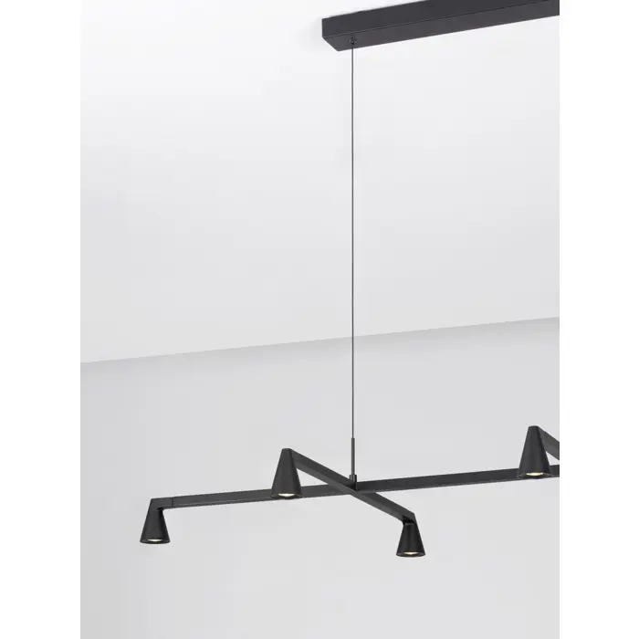 RIVO Visilica Triac Prigušiva LED 28 W 965 lm 3000K Crna