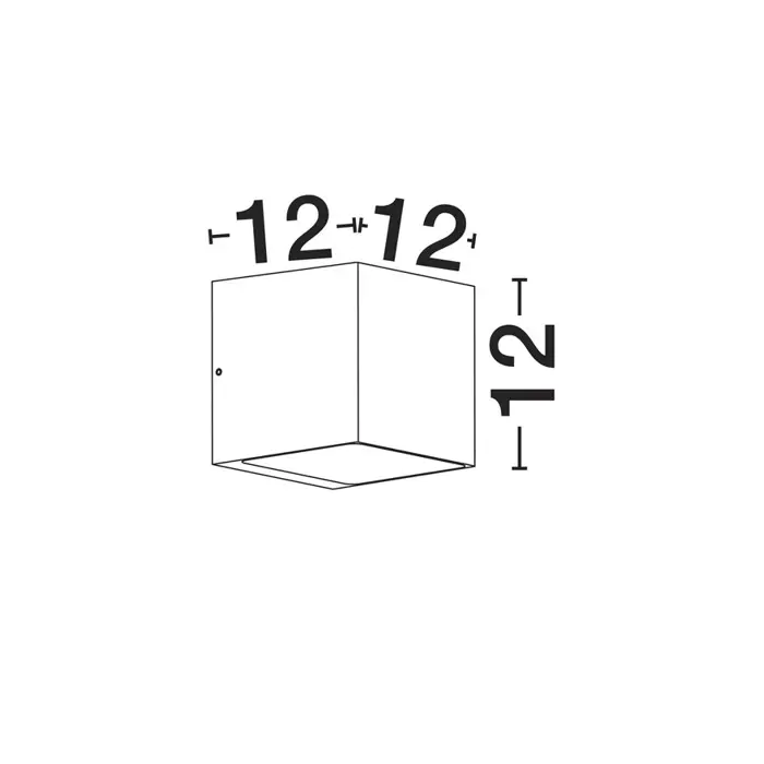 ROB VANJSKA ZIDNA SVJETILJKA LED 11Watt 671Lm IP54 3000K CRNA