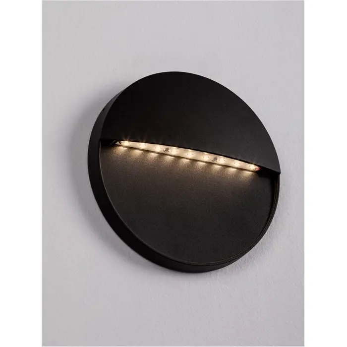 RODIX VANJ.SVJET LED 5Watt 307Lm IP54 3000K CRNA