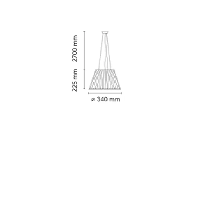 ROMEO MOON S1 VISILICA STAKLENA E27 150W IP20