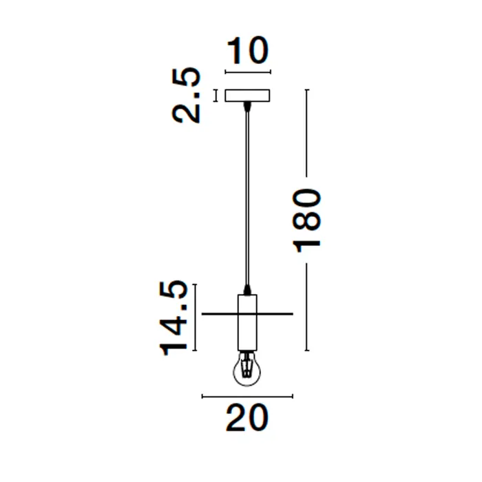 ROYAL VISILICA E27 /IP20/CRNA