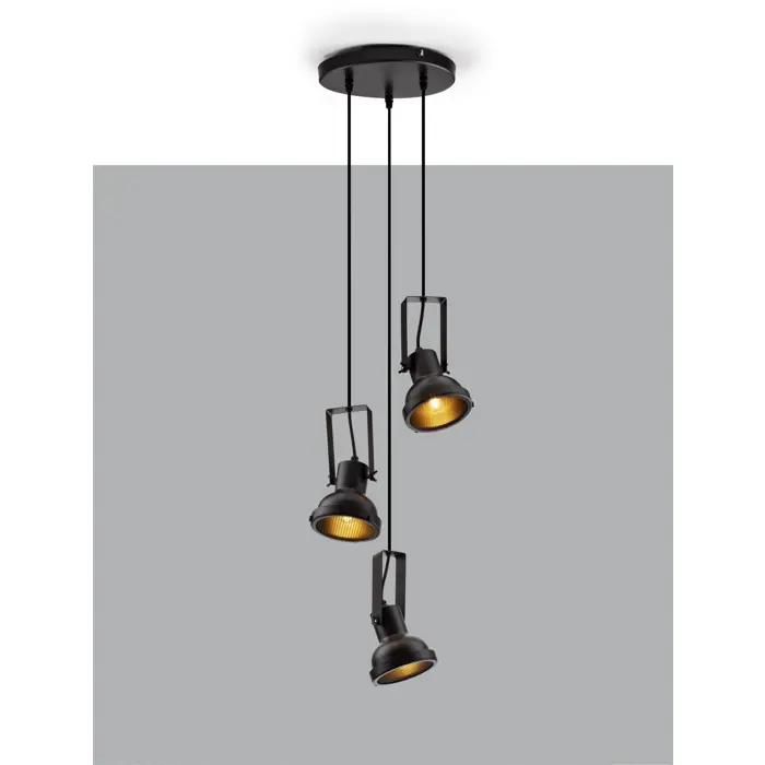 RUVI VISILICA E14 /IP20/MATT CRNA