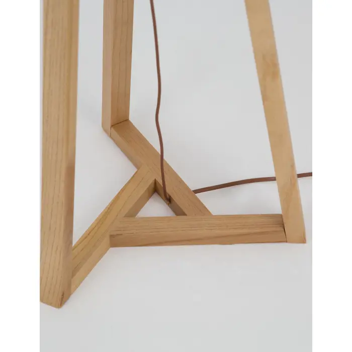 SALINO STAJAĆA LAMPA E27 /IP20/DRVO & BIJELA