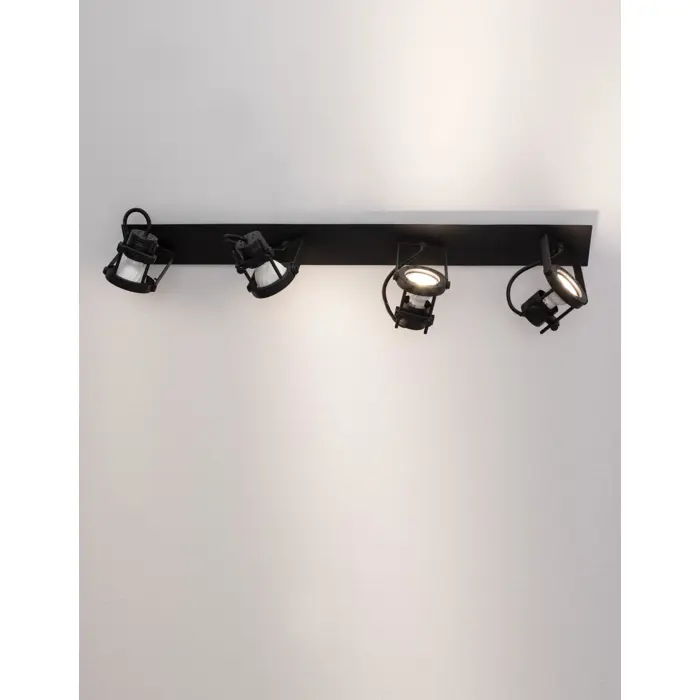 SALVA REFLEKTOR GU10 IP20/CRNA 4X