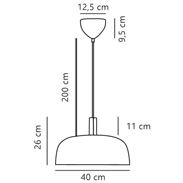 SANDRO VISILICA SMEĐA E27/15W/IP20/220-240V