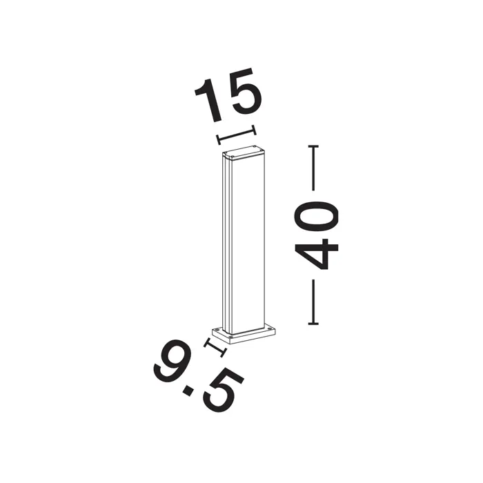 SASSO STAJAĆA SVJETILJKA LED 9 Watt 100-240Volt 374lm 3000K