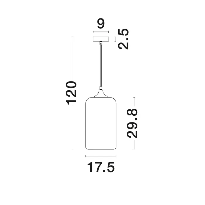 SAVAZ VISILICA E27 /IP20/CRNA & KROM
