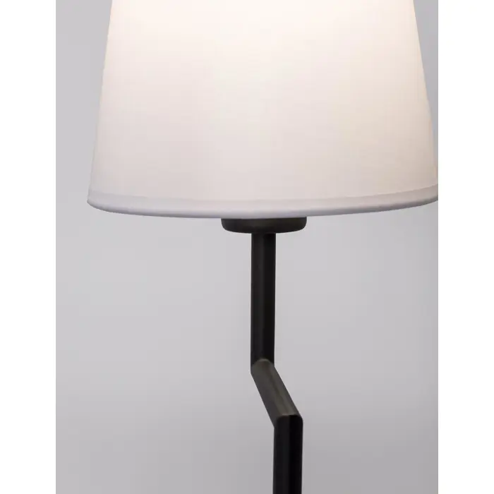SAVONA STOLNA LAMPA E27 IP20/BIJELA & CRNA