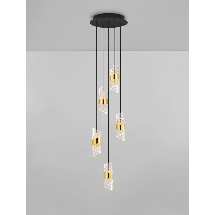 SENECA VISILICA LED/3000K/41W/3355Lm/CRNA