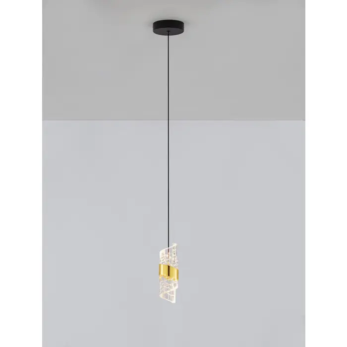 SENECA VISILICA LED/3000K/9W/739Lm/ZLATNA