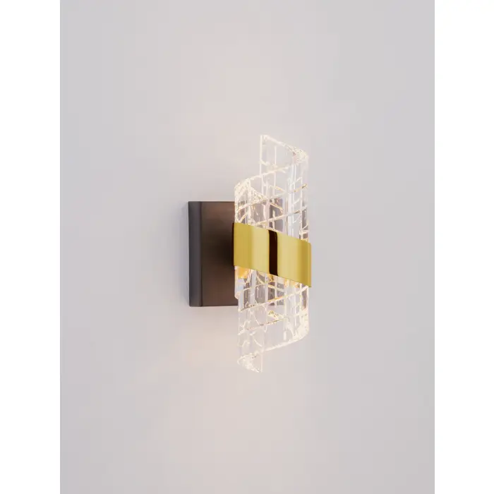 SENECA ZIDNA LED/3000K/9W/739Lm/SILVER