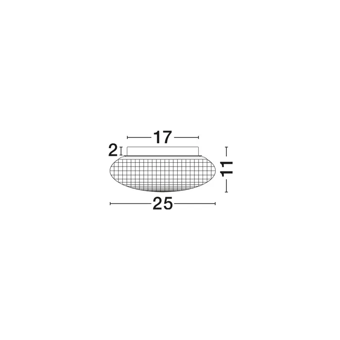 SENS KUPAONSKA LAMPA E27 IP44/SMOKE KROM