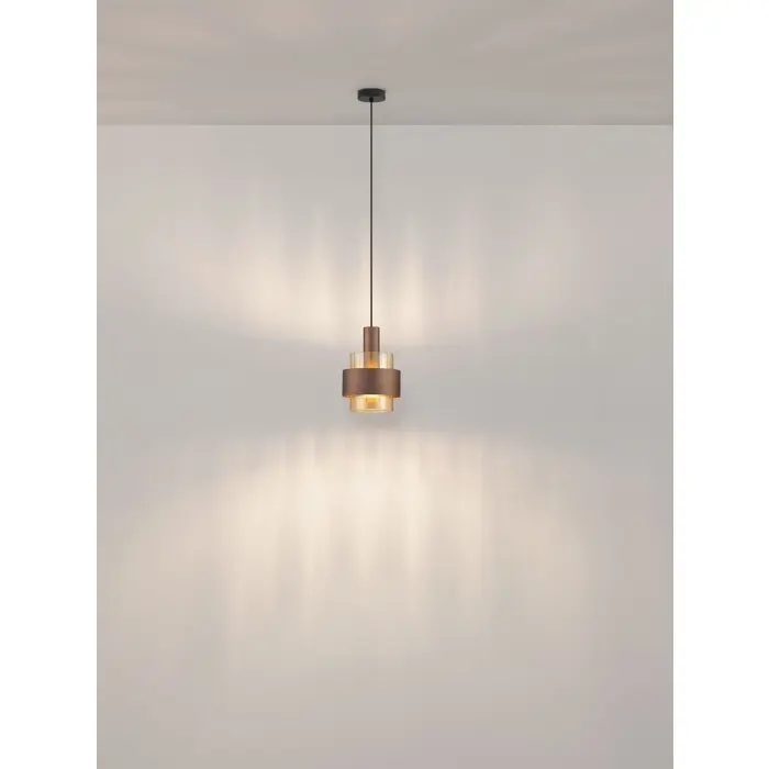 SERENA Visilica Grlo E27 1x12 W IP20 FI: 18,5 Smeđa