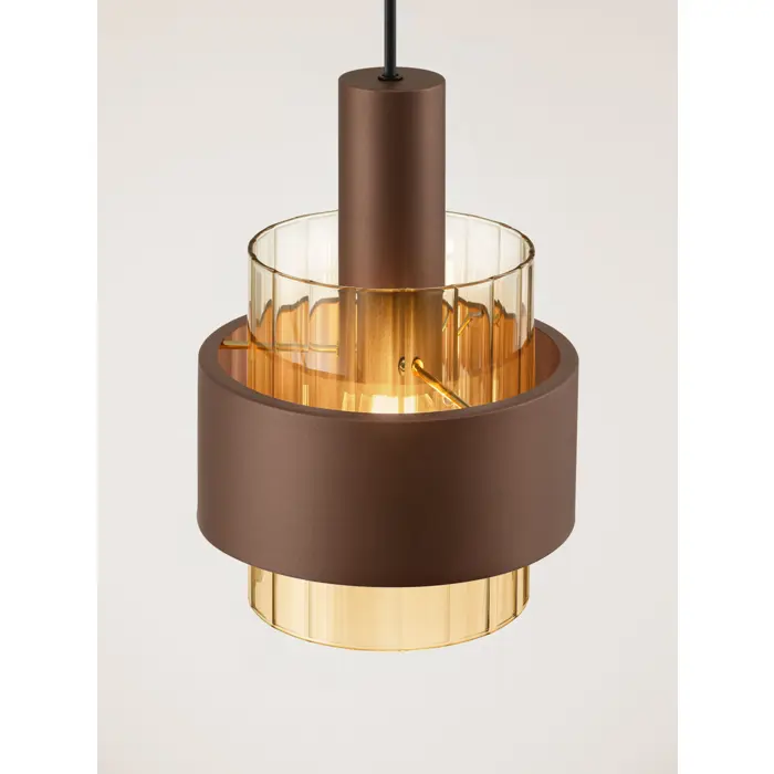 SERENA Visilica Grlo E27 1x12 W IP20 FI: 18,5 Smeđa