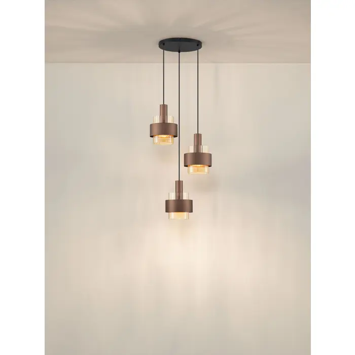 SERENA Visilica Grlo E27 3x12 W IP20 FI: 45 Smeđa