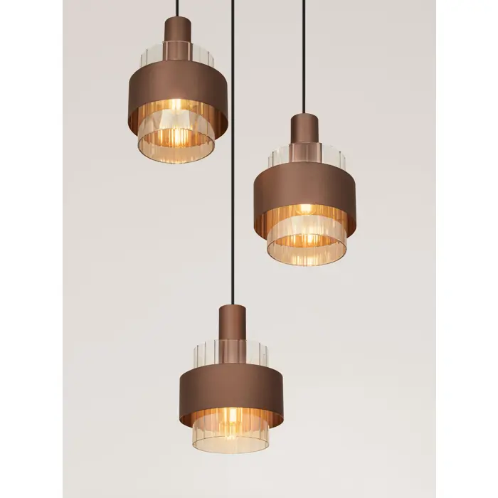 SERENA Visilica Grlo E27 3x12 W IP20 FI: 45 Smeđa