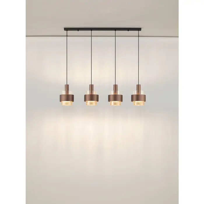 SERENA Visilica Grlo E27 4x12 W IP20 Smeđa