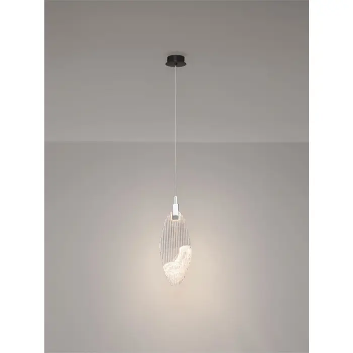 SERIQ LED VISILICA 3W IP20 3000K CRNA/STAKLO