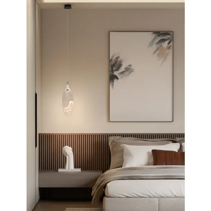SERIQ LED VISILICA 3W IP20 3000K CRNA/STAKLO