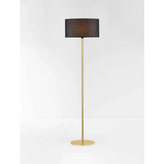 SIBNIA STAJAĆA LAMPA E27/12W/CRNA & GOLD