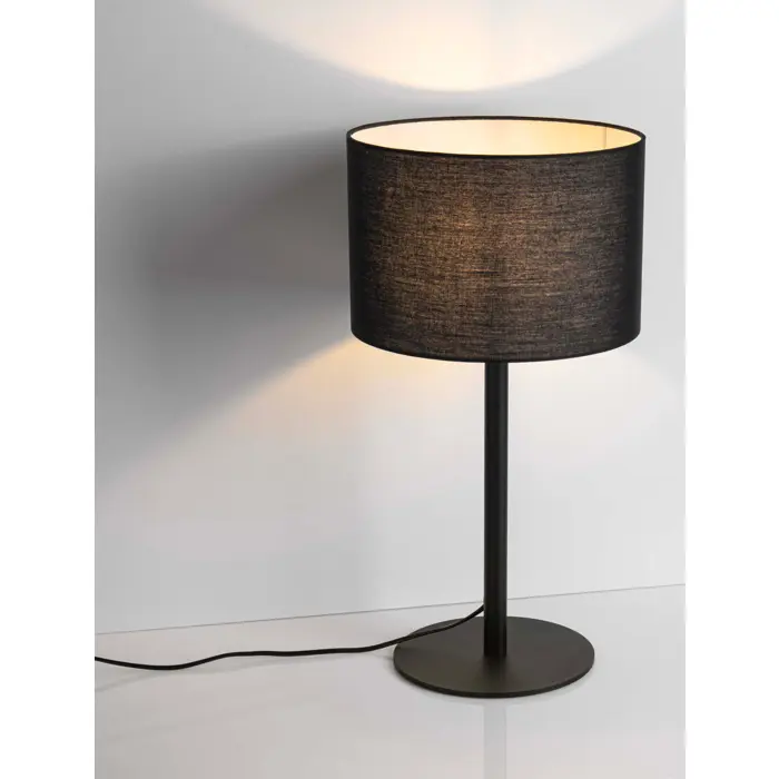 SIBNIA STOLNA LAMPA E27/12W/CRNA