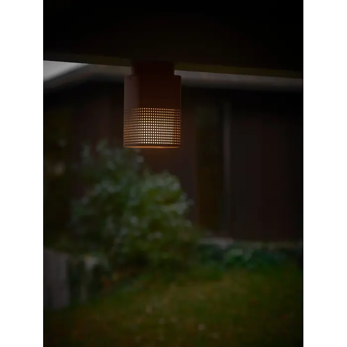 SIDARA STROPNA SVJETILJKA SEASIDE SMEĐA METALLIC E27/15W/IP54/220-240V