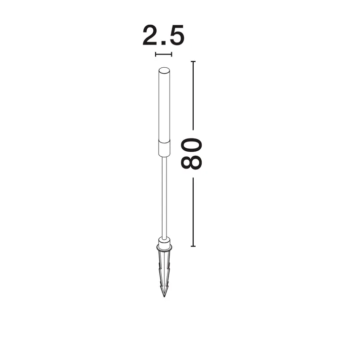 SLOT PODNA SVJETILJKA LED 4Watt 220-240Volt 195lm 3000K IP65 Included plastic