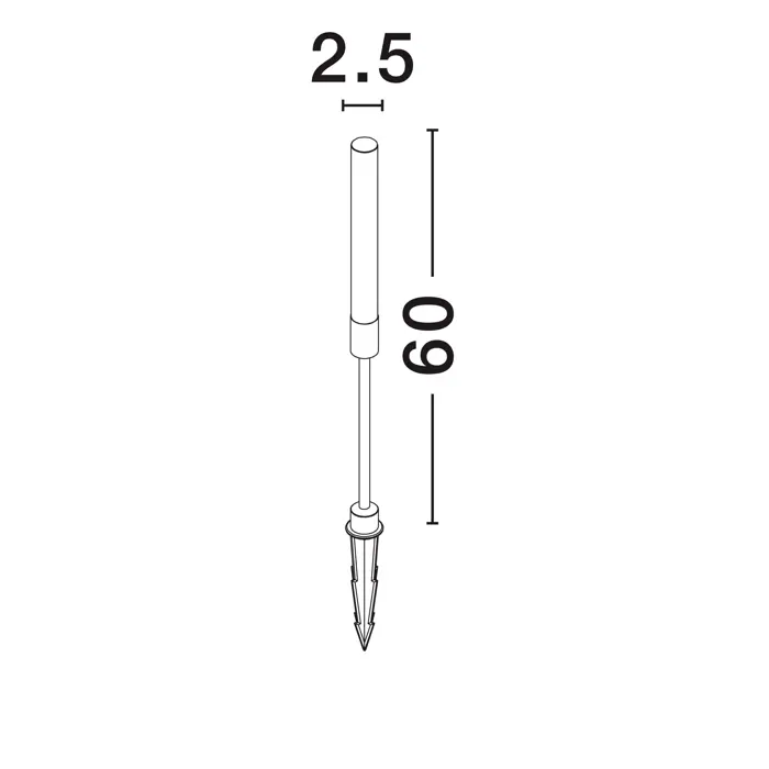 SLOT PODNA SVJETILJKA LED 4Watt 220-240Volt 195lm 3000K IP65 Included plastic