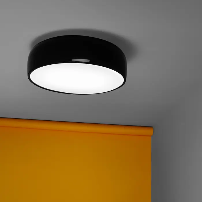 SMITHFIELD STROPNA SVJETILJKA E27/105W/220-250V/fi.600mm/IP20 SJAJNO CRNA