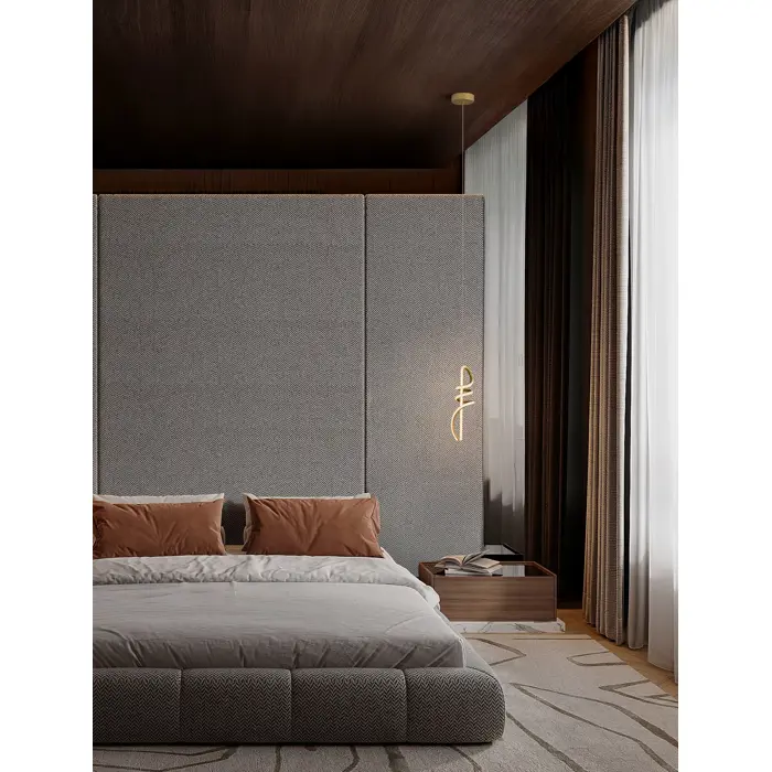 SOLINE LED VISILICA ZLATNA 18W IP20 3000K TRIAK PRIGUŠLJIVA