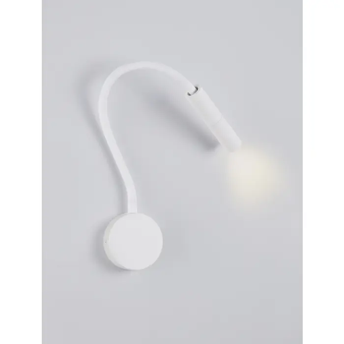 SONICA ZIDNA LAMPA LED/3000K/6W/453Lm/BIJELA