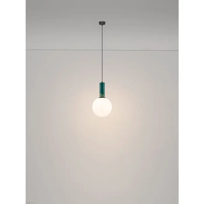 SPAZIO Visilica Grlo A45 E27 1x12 W IP20 Zelena