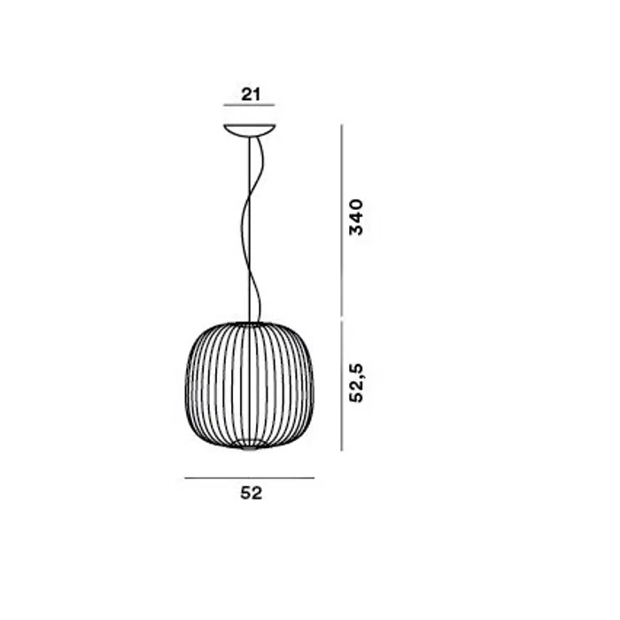 SPOKES 2 VISILICA LED BIJELA