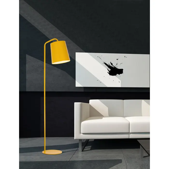 STABILE STAJAĆA LAMPA E27 /IP20/MATT ŽUTA