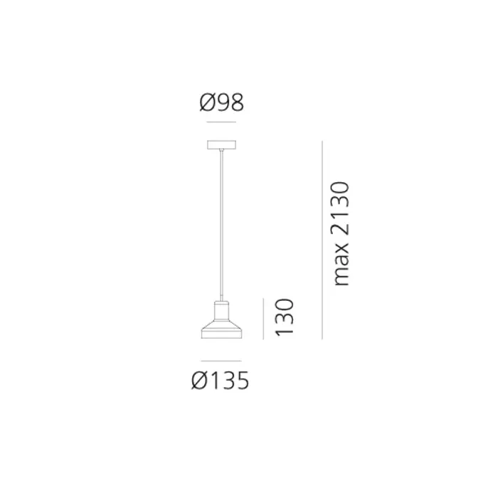 STABLIGHT VISILICA ZELENI JANTAR GU10 MAX 6,8W