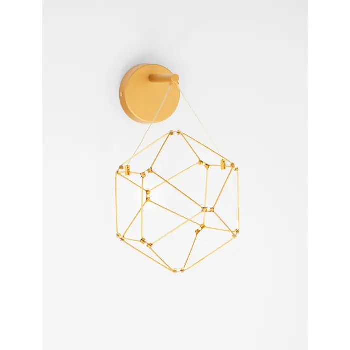 STELLAR ZIDNA LAMPA LED/3000K/6W/345Lm/GOLD