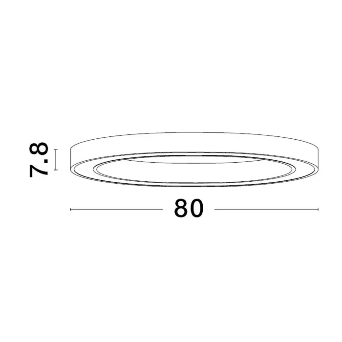 STING PLAFONSKA SVJETILJKA LED 50W/3000K/2968lm/DIMM/IP20/BIJELA