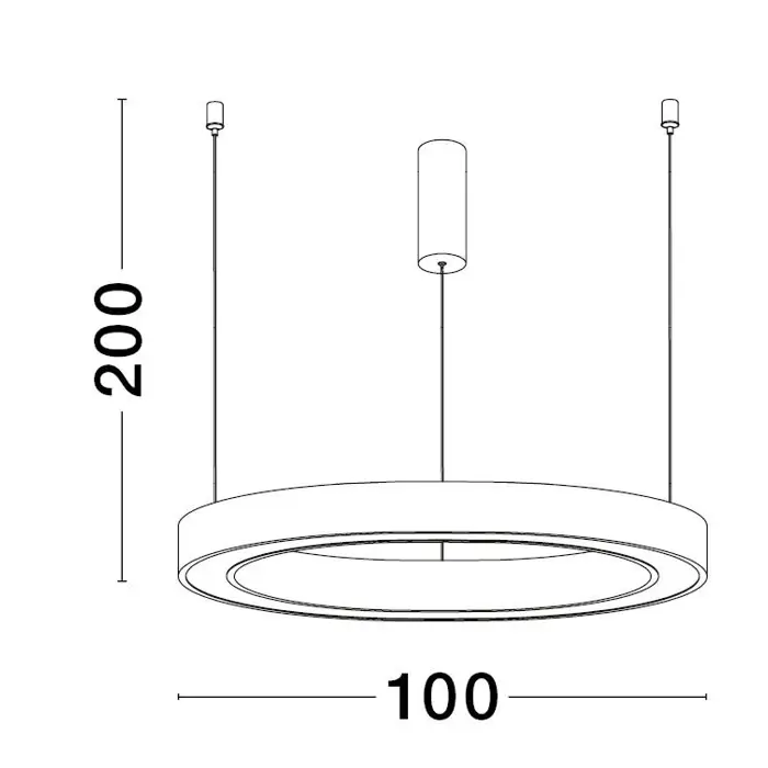 STING VISILICA LED 60W/3000K/3389lm/DIMM/IP20/BRONCA