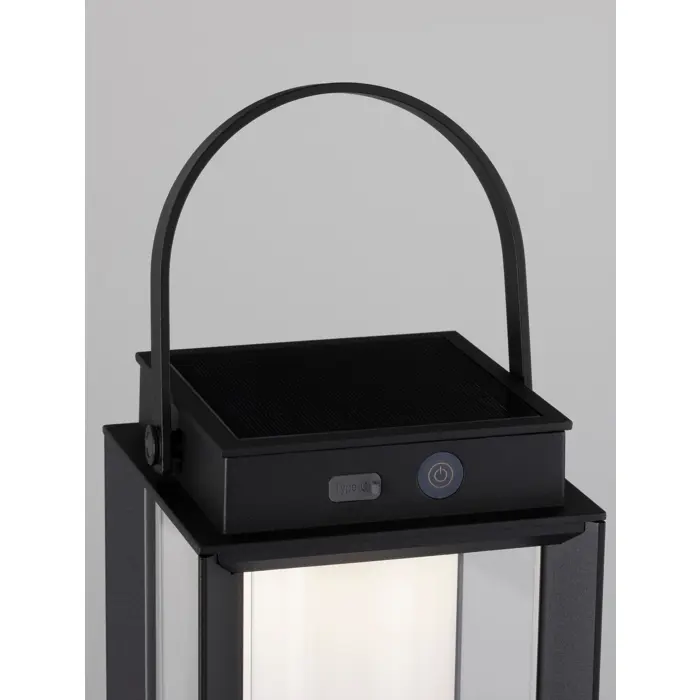 STOLNA SVJETILJKA VERHAAL 2W/230lm/3000K IP54 CRNA SOLARNA