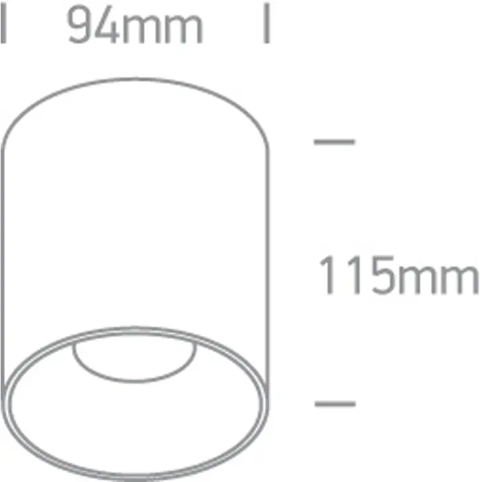STROPNA CRNA LED SVJETILJKA 20W CCT IP20 230V DARK LIGHT