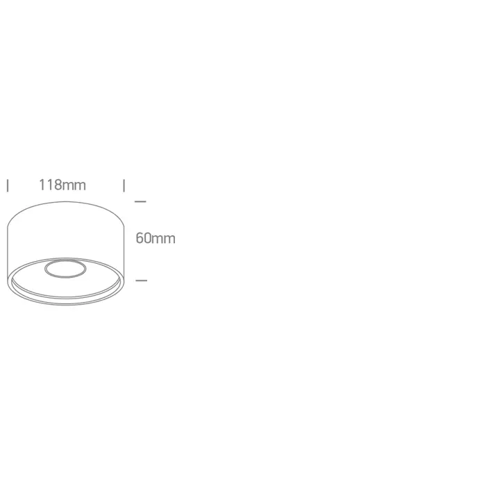 STROPNA LED SVJETILJKA BIJELA 12W CCT IP20 230V 960lm