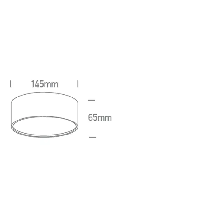 STROPNA SVJETILJKA 20W CCT IP20 CRNA