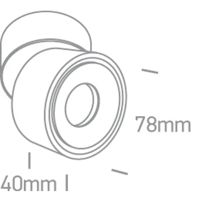 STROPNI LED REFLEKTOR COB 8W CCT IP20 BIJELA