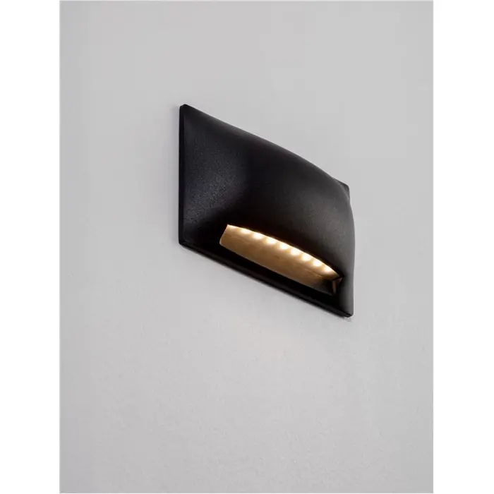 SUB VANJSKA ZIDNA SVJETILJKA LED 5Watt 225Lm IP65 3000K CRNA